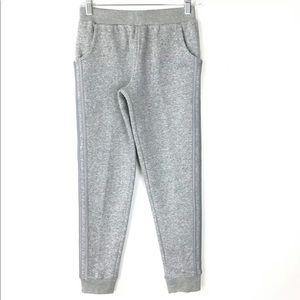 NWT ADIDAS Jogger Large 14 Gray SOFT ELASTIC Ankle